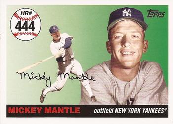 2007 Topps Updates & Highlights - Mickey Mantle Home Run History #MHR444 Mickey Mantle Front