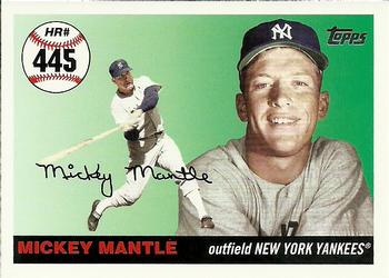 2007 Topps Updates & Highlights - Mickey Mantle Home Run History #MHR445 Mickey Mantle Front
