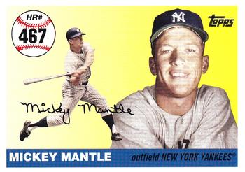 2007 Topps Updates & Highlights - Mickey Mantle Home Run History #MHR467 Mickey Mantle Front