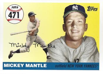 2007 Topps Updates & Highlights - Mickey Mantle Home Run History #MHR471 Mickey Mantle Front