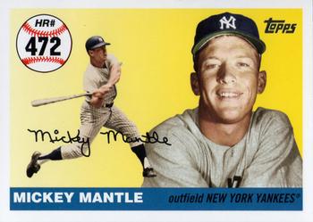 2007 Topps Updates & Highlights - Mickey Mantle Home Run History #MHR472 Mickey Mantle Front