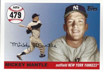 2007 Topps Updates & Highlights - Mickey Mantle Home Run History #MHR479 Mickey Mantle Front
