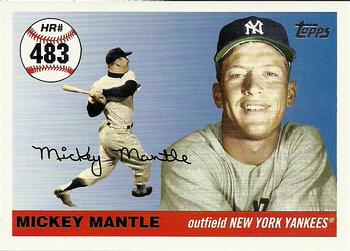 2007 Topps Updates & Highlights - Mickey Mantle Home Run History #MHR483 Mickey Mantle Front