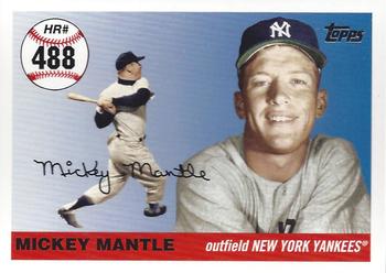 2007 Topps Updates & Highlights - Mickey Mantle Home Run History #MHR488 Mickey Mantle Front
