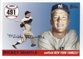 2007 Topps Updates & Highlights - Mickey Mantle Home Run History #MHR491 Mickey Mantle Front