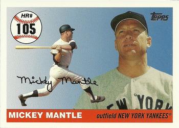 2006 Topps Updates & Highlights - Mickey Mantle Home Run History #MHR105 Mickey Mantle Front