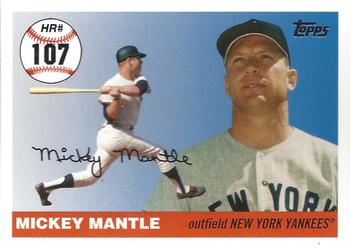 2006 Topps Updates & Highlights - Mickey Mantle Home Run History #MHR107 Mickey Mantle Front