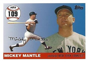 2006 Topps Updates & Highlights - Mickey Mantle Home Run History #MHR109 Mickey Mantle Front