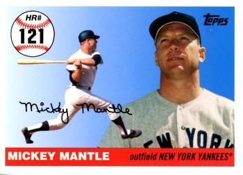 2006 Topps Updates & Highlights - Mickey Mantle Home Run History #MHR121 Mickey Mantle Front