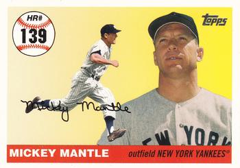 2006 Topps Updates & Highlights - Mickey Mantle Home Run History #MHR139 Mickey Mantle Front