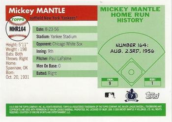2006 Topps Updates & Highlights - Mickey Mantle Home Run History #MHR164 Mickey Mantle Back