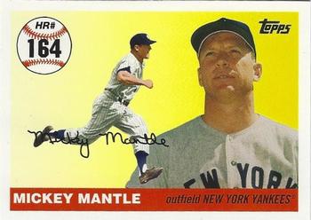 2006 Topps Updates & Highlights - Mickey Mantle Home Run History #MHR164 Mickey Mantle Front