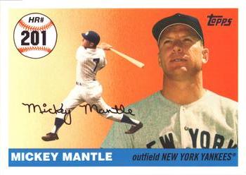 2006 Topps Updates & Highlights - Mickey Mantle Home Run History #MHR201 Mickey Mantle Front