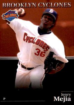 2008 Choice Brooklyn Cyclones #21 Jenry Mejia Front