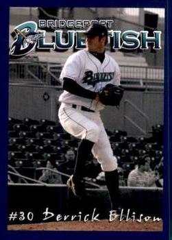 2008 Bridgeport Bluefish #NNO Derrick Ellison Front