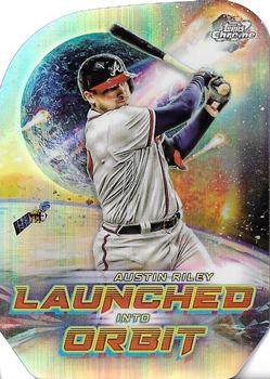 2023 Topps Cosmic Chrome - Launched Into Orbit #LIO-11 Austin Riley Front