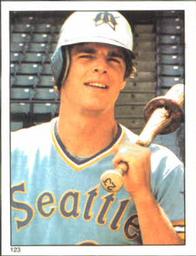 1981 Topps Stickers #123 Bruce Bochte Front