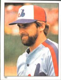 1981 Topps Stickers #183 Larry Parrish Front