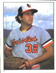 1981 Topps Stickers #1 Steve Stone Front