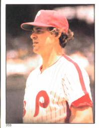 1981 Topps Stickers #203 Bob Boone Front