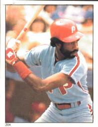 1981 Topps Stickers #204 Garry Maddox Front