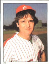 1981 Topps Stickers #205 Tug McGraw Front