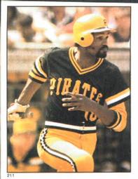 1981 Topps Stickers #211 Omar Moreno Front