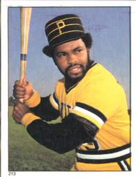 1981 Topps Stickers #213 Bill Madlock Front