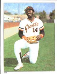 1981 Topps Stickers #239 Vida Blue Front
