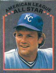 1981 Topps Stickers #243 George Brett Front