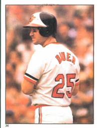 1981 Topps Stickers #36 Rich Dauer Front