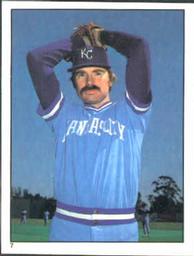 1981 Topps Stickers #7 Dan Quisenberry Front
