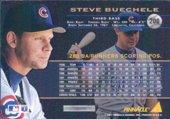 1994 Pinnacle #200 Steve Buechele Back