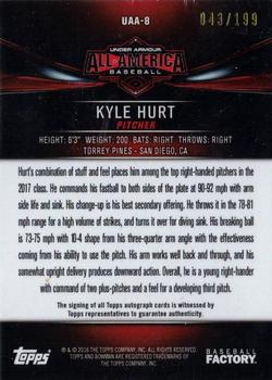 2022 Bowman Chrome - Under Armour All-America Game Autographs #UAA-8 Kyle Hurt Back