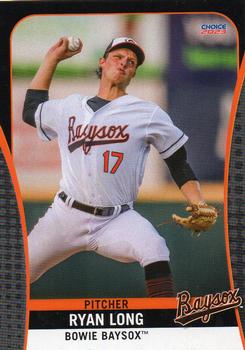2023 Choice Bowie Baysox Update #43 Ryan Long Front