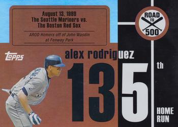 2007 Bowman - Alex Rodriguez: Road to 500 #ARHR135 Alex Rodriguez Front