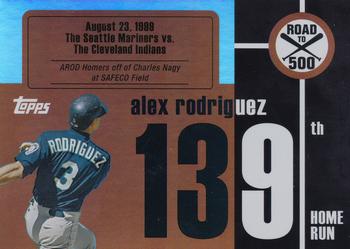 2007 Bowman - Alex Rodriguez: Road to 500 #ARHR139 Alex Rodriguez Front