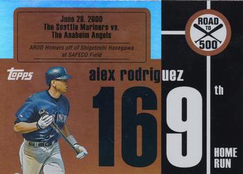 2007 Bowman - Alex Rodriguez: Road to 500 #ARHR169 Alex Rodriguez Front