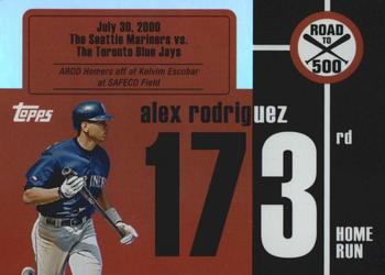 2007 Bowman - Alex Rodriguez: Road to 500 #ARHR173 Alex Rodriguez Front