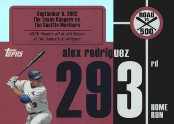2007 Bowman Chrome - Alex Rodriguez: Road to 500 #ARHR293 Alex Rodriguez Front