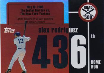 2007 Bowman Draft Picks & Prospects - Alex Rodriguez: Road to 500 #ARHR436 Alex Rodriguez Front