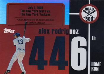 2007 Bowman Draft Picks & Prospects - Alex Rodriguez: Road to 500 #ARHR446 Alex Rodriguez Front