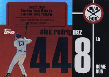 2007 Bowman Draft Picks & Prospects - Alex Rodriguez: Road to 500 #ARHR448 Alex Rodriguez Front