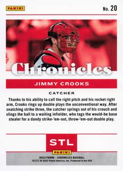 2023 Panini Chronicles #20 Jimmy Crooks Back