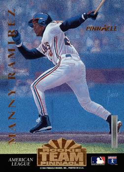 1994 Pinnacle - Rookie Team Pinnacle #RTP6 Manny Ramirez / Rondell White Front