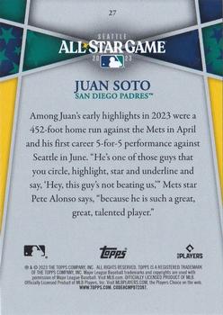 2023 Topps All-Star Game #27 Juan Soto Back