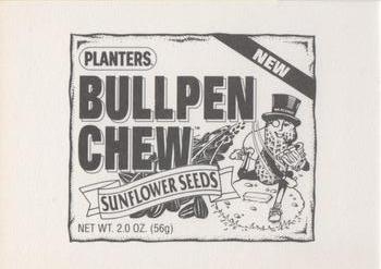 1992 Planters Bullpen Chew Scranton/Wilkes-Barre Red Barons #NNO Red Barons Header Card Back
