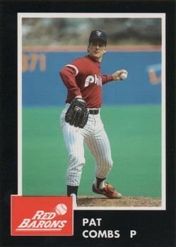 1992 Planters Bullpen Chew Scranton/Wilkes-Barre Red Barons #NNO Pat Combs Front