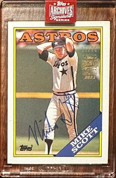 2023 Topps Archives Signature Series Retired Player Edition - Mike Scott #760 Mike Scott Front
