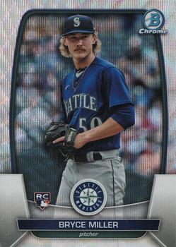 2023 Bowman Chrome - Wave Refractor #92 Bryce Miller Front